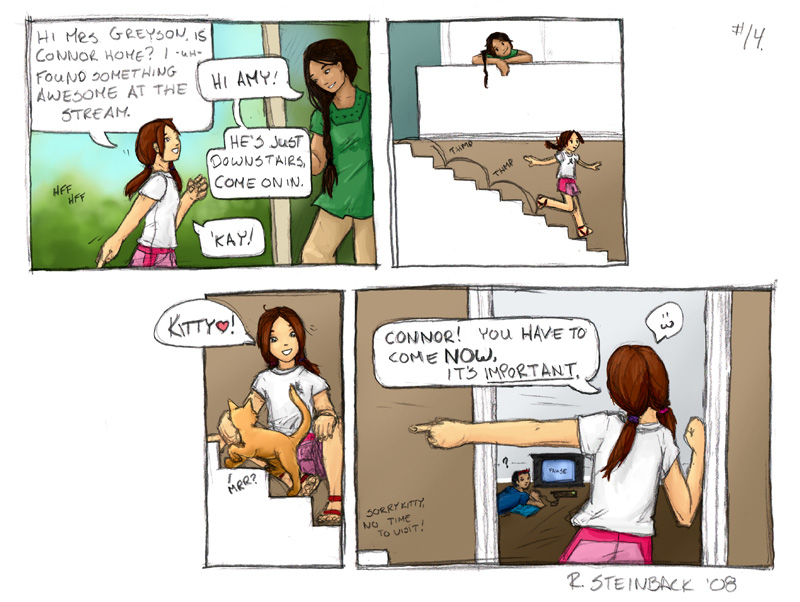 Amy, like most children, is very good at generalizing the truth when necessary.